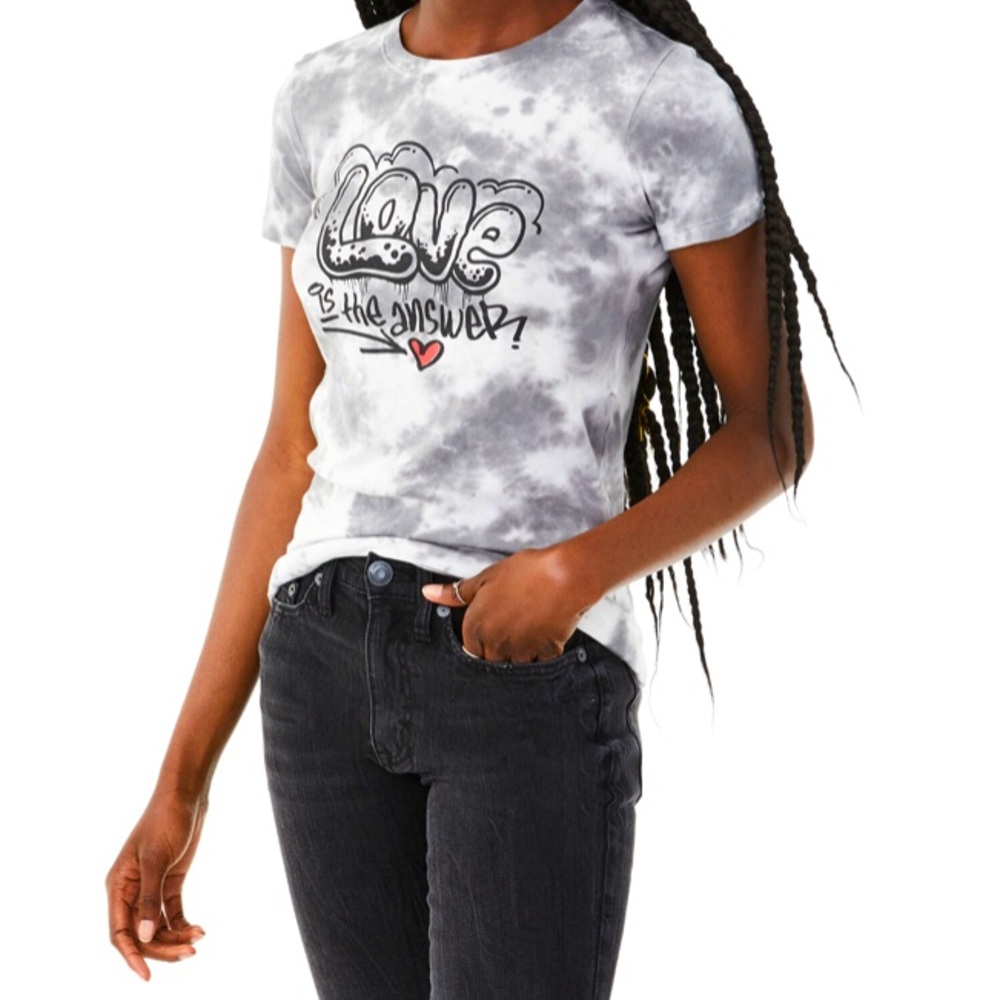 Love is The Answer Tie-Dye Graphic Tee Aeropostal shirt